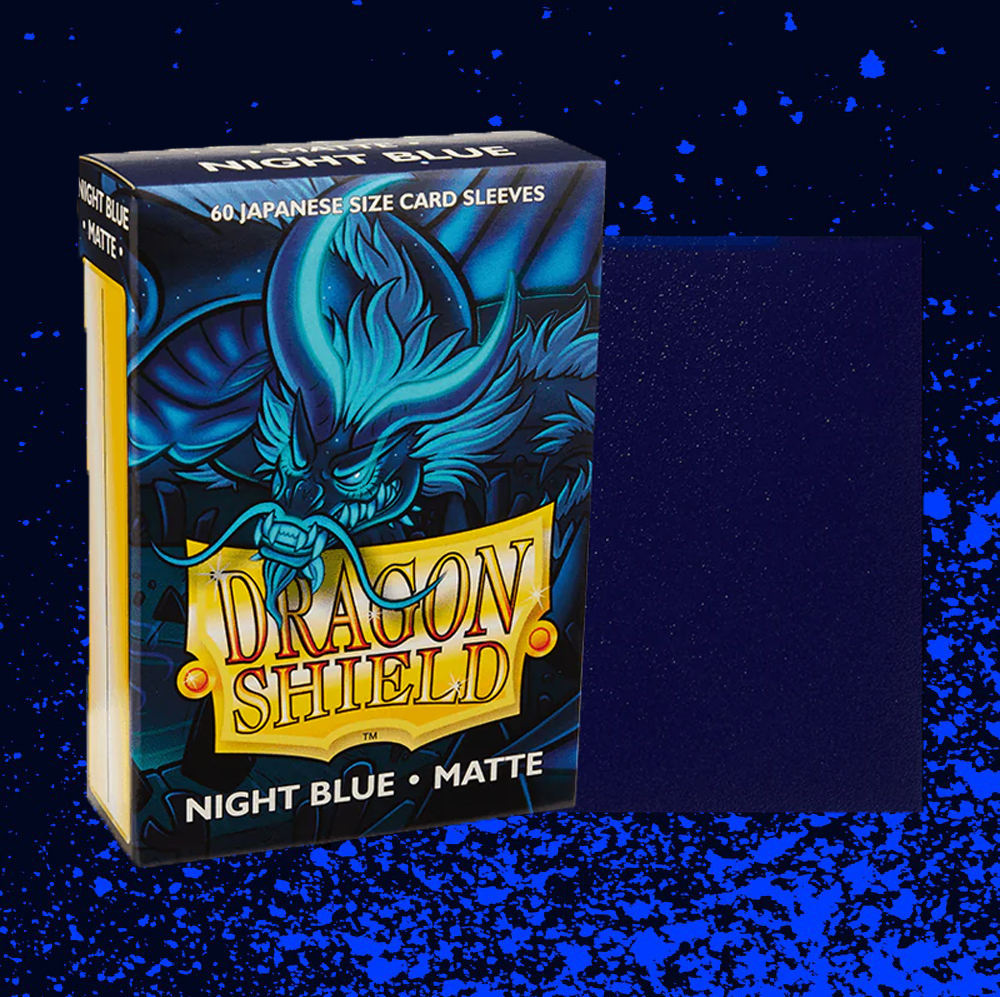 Dragon Shield Matte Japanese Size Sleeves 60pk - Night Blue