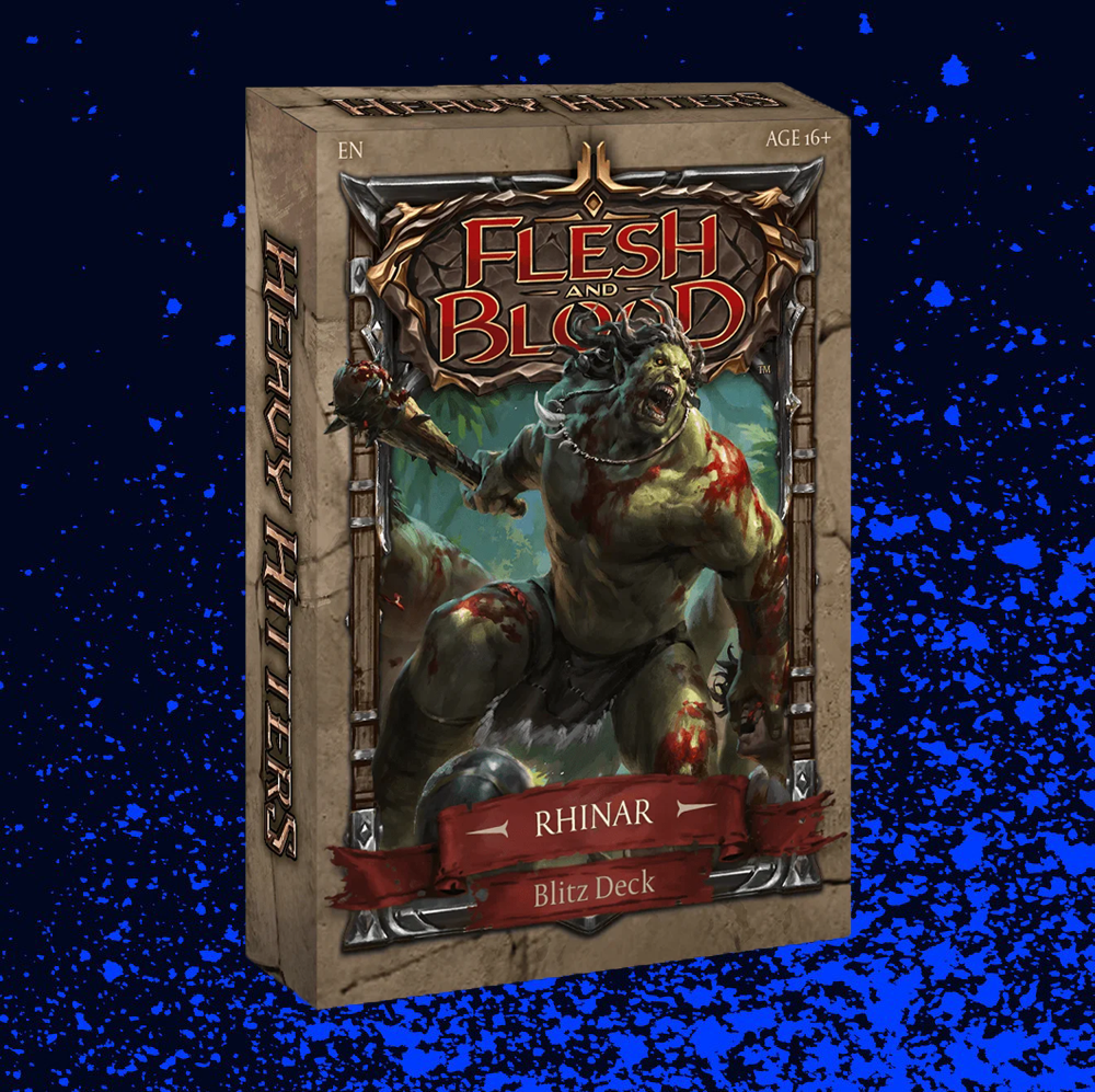 Flesh And Blood TCG Heavy Hitters Blitz Deck - Rhinar