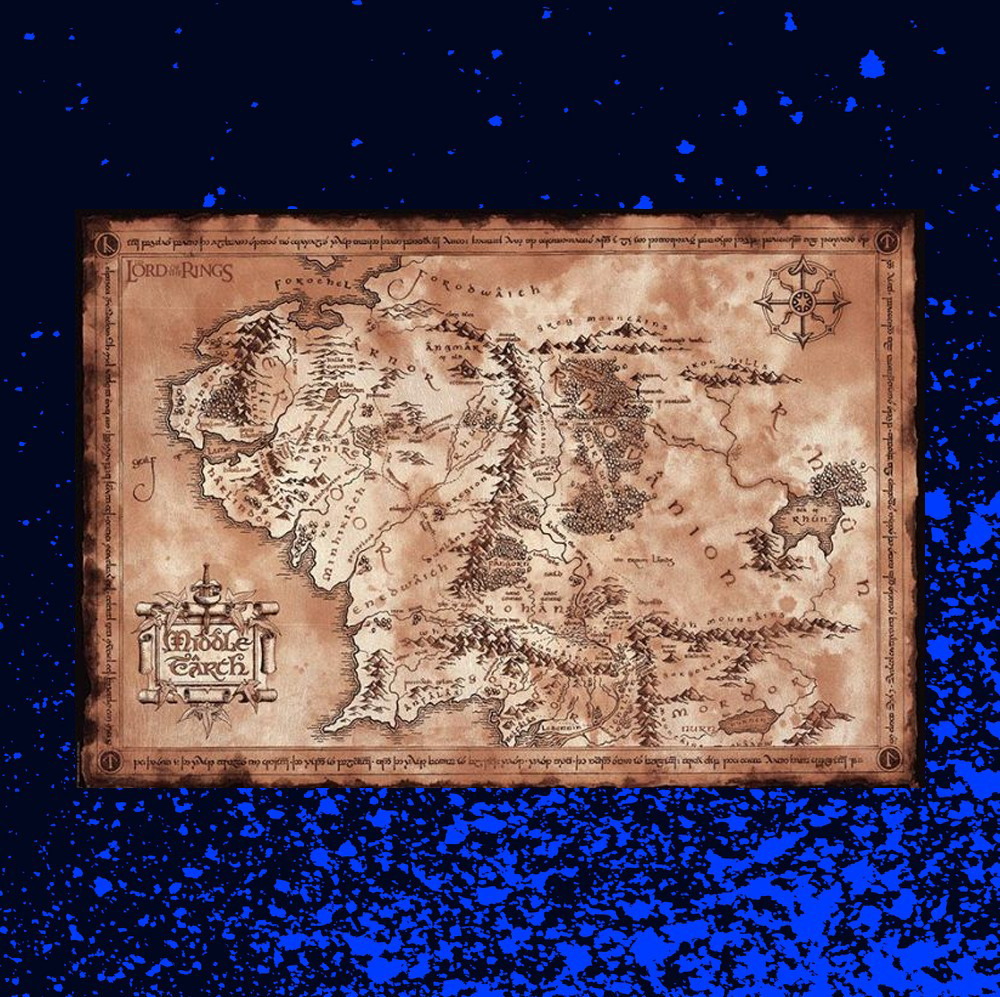 GB Eye The Lord of the Rings Map Maxi Poster – Dragonscale Card Gaming