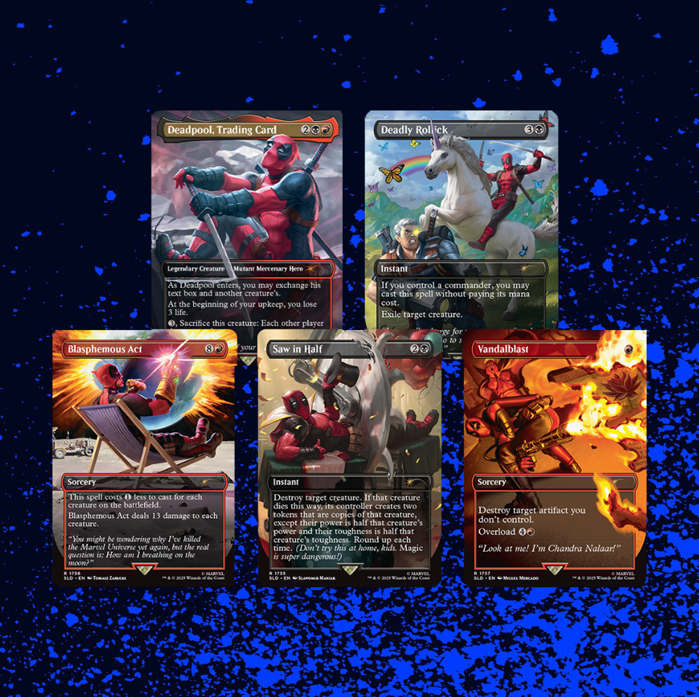 Magic: The Gathering WPN Exclusive Secret Lair - Marvel Deadpool (Nonfoil)