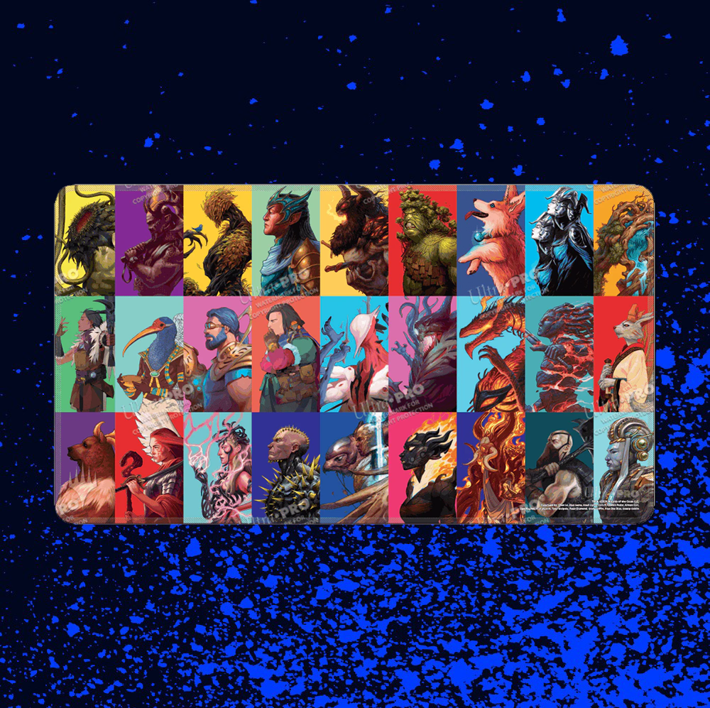 Magic: The Gathering - Modern Horizons 3 Ultra Pro Stitched Edge Playmat - Pop Art Medley