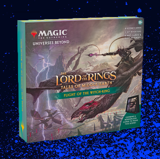  Magic The Gathering The Lord of The Rings: Tales of  Middle-Earth Scene Box - The Might of Galadriel (6 Scene Cards, 6 Art  Cards, 3 Set Boosters + Display Easel) : Toys & Games