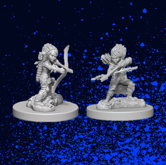 Pathfinder Battles Deep Cuts Unpainted Miniatures - Female Gnome Rogue