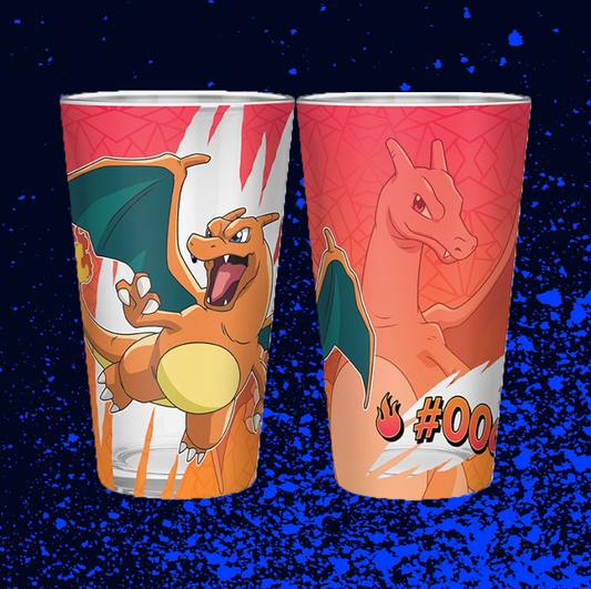 Pokémon Large Glass (400ml) - Charizard