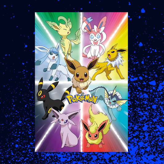 GB Eye Pokémon Eeveelutions Maxi Poster