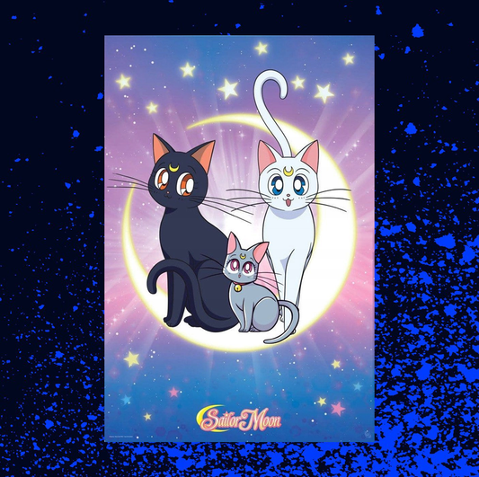 GB Eye Sailor Moon Luna, Artemis & Diana Maxi Poster