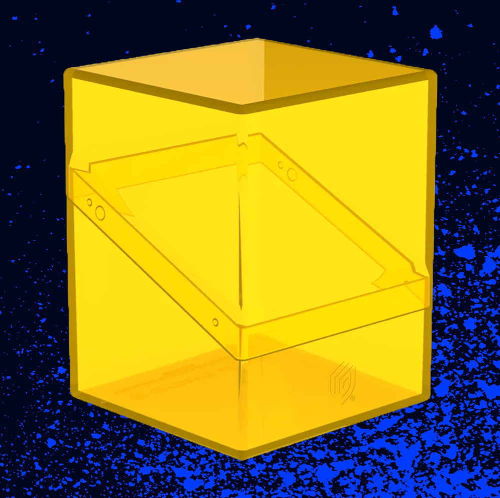 Ultimate Guard Boulder Deck Case 100+ Clear - Amber