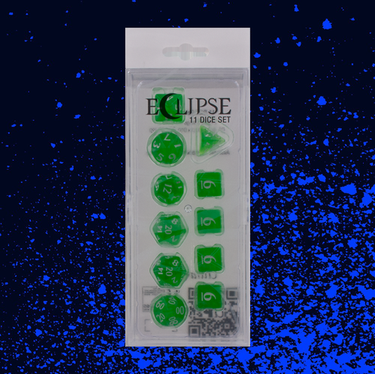 Ultra Pro Eclipse 11 Dice Set - Lime Green