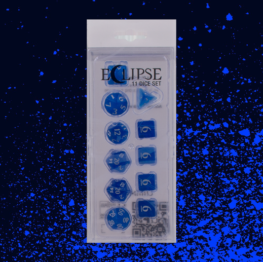 Ultra Pro Eclipse 11 Dice Set - Pacific Blue