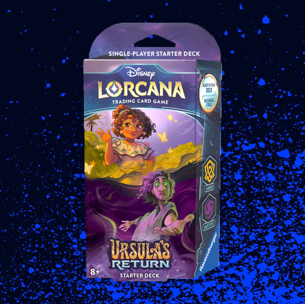 Disney Lorcana Trading Card Game: Ursula's Return Starter Deck - Amber & Amethyst