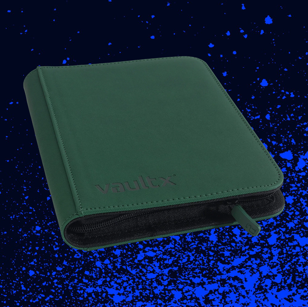 Vault X - 4-Pocket Exo-Tec Zip Binder - Forest Green