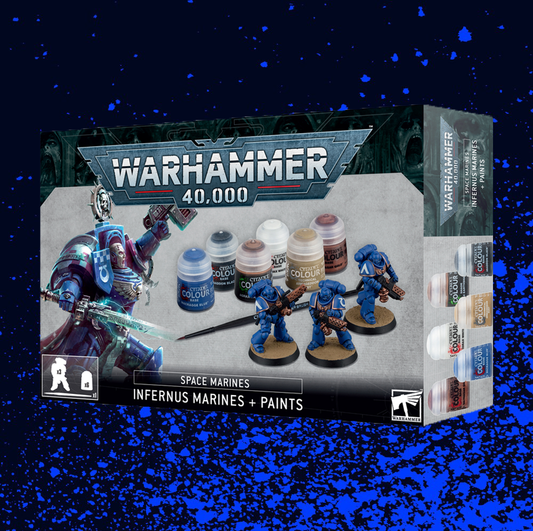 Warhammer 40K: Space Marines - Infernus Marines & Paints Set