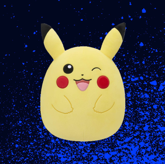 Pokémon Large Squishmallows Plush - Winking Pikachu