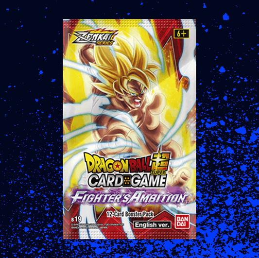 Dragon Ball Super Card Game Zenkai Series B19 Fighters Ambition Booster Pack