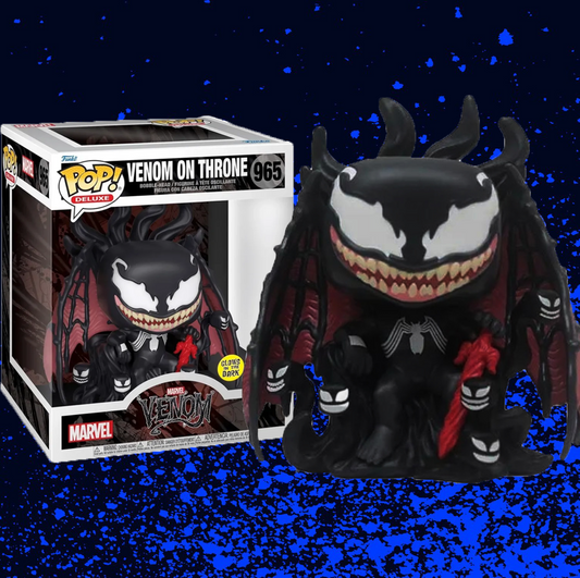 Funko POP! Deluxe: Marvel - Venom on Throne (Pop In A Box Exclusive)